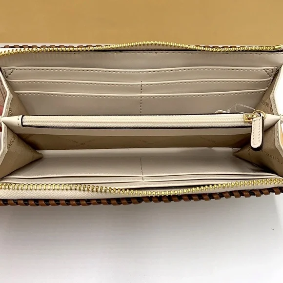 MICHAEL KORS Medium Front Pocket Shoulder Chain Tote & THREE QUARTER ZIP WALLET - Picture 10 of 16